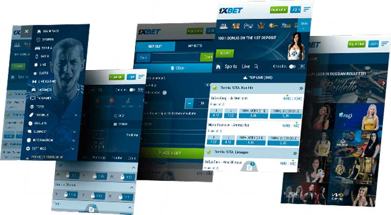 iOS version of 1xBet Mobile live mobile